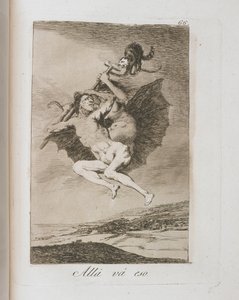 ロスカプリチョスのプレート、1797-1798 作： Francisco de Goya